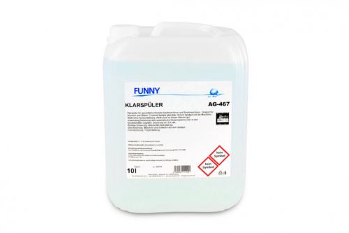 FUNNY Klarspüler für Spülmaschinen für alle Wasserhärten, Mikroplastikfrei10L